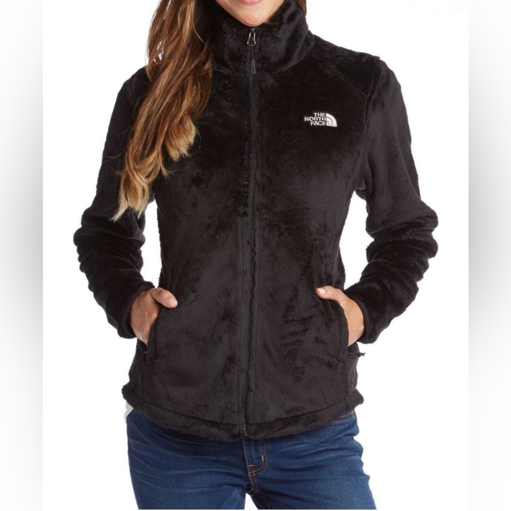 The North Face Women’s Osito Full Zip Jacket In TNF Black